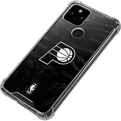 NBA Indiana Pacers Black Animal Print Google Pixel 5 Clear Case